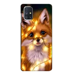 Чохол з Лисичкою для Samsung Galaxy M51 (Новорічне лисеня)