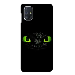 Чехол дракон Беззубик для Samsung Galaxy M51 (Глаза Беззубика)