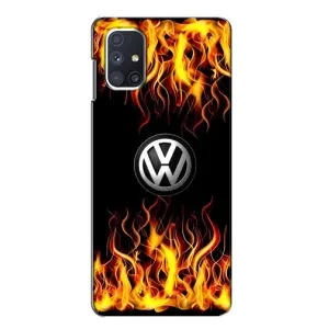 Чехол "Фольксваген" для Samsung Galaxy M51 (Огненный Лого)