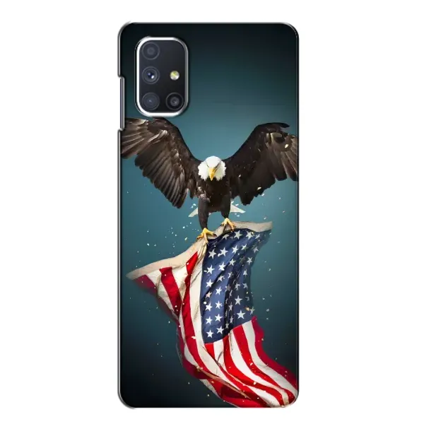 Чехол с рисунком «Орел и флаг» для Samsung Galaxy M51