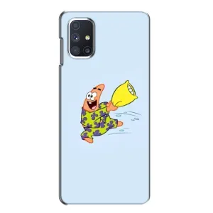 Чехлы с Патриком на Samsung Galaxy M51 (Патрик с подушкой)