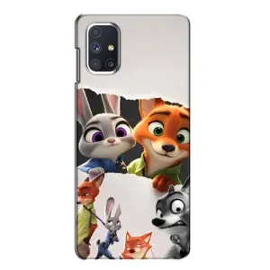 Силиконовый чехол с принтом Зоотрополіс для Samsung Galaxy M51 (Персонажи Зоо)