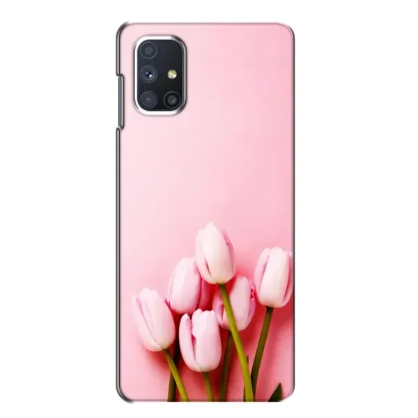 Чехол с рисунком «Розовые тюльпаны» для Samsung Galaxy M51 Чехол с рисунком «Розовые тюльпаны» для Samsung Galaxy M51