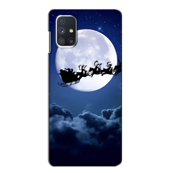 Чехол с рисунком «Санта - луна» для Samsung Galaxy M51 Чехол с рисунком «Санта - луна» для Samsung Galaxy M51