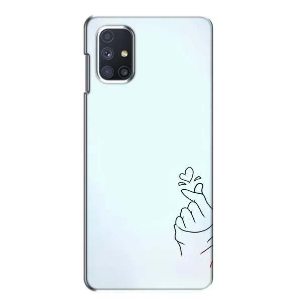 Чехол с рисунком «Сердце на голубом» для Samsung Galaxy M51 Чехол с рисунком «Сердце на голубом» для Samsung Galaxy M51