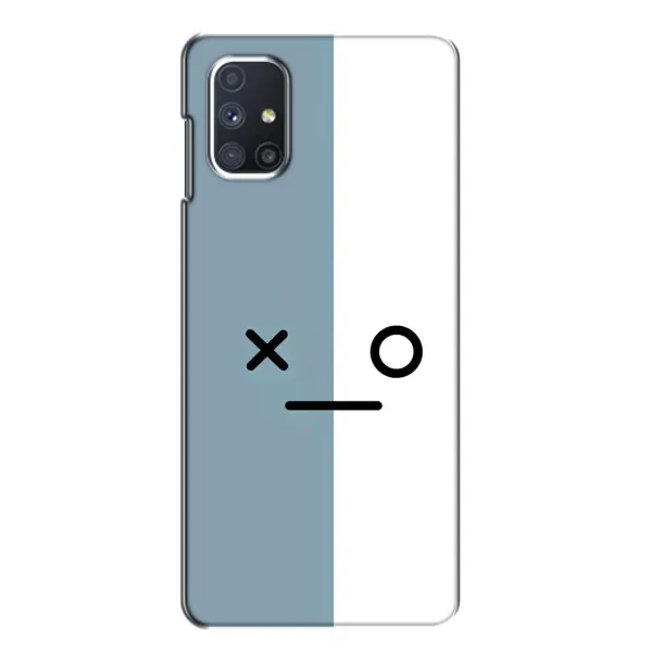 Чехол с рисунком «Серо-белый» для Samsung Galaxy M51 Чехол с рисунком «Серо-белый» для Samsung Galaxy M51