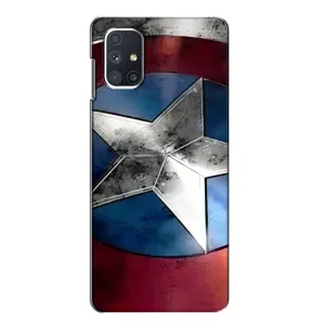 Чехол с Щитом Капитана Америки на Samsung Galaxy M51 (Щит Капитана Америки)