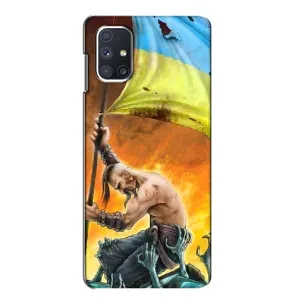 Чехол с картинкой (Патриотический КОЗАК) на Samsung Galaxy M51 (Сильный Козак)