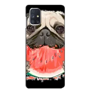 Чохол (ТПУ) Милі песики для Samsung Galaxy M51 (Смішний Мопс)