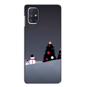 Чехлы на Новый Год Samsung Galaxy M51 (Снеговички)