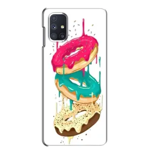 Чехол с изображением вкусной еды для Samsung Galaxy M51 (Сочные пончики)