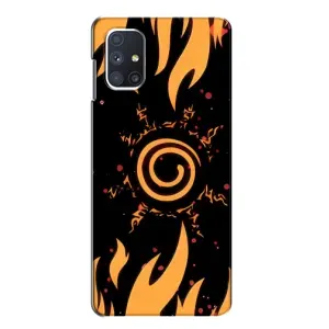 Купить Чехлы на телефон с принтом Anime для Samsung Galaxy M51 (Солнце Наруто)