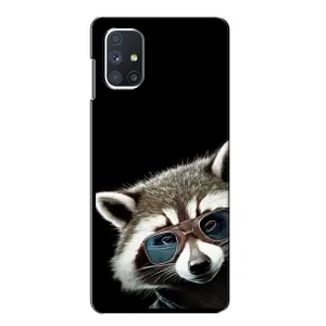 Силіконовий Чохол з Энотами на Samsung Galaxy M51 (Стильний Єнот)