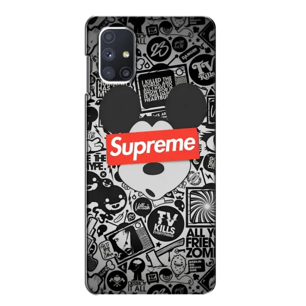 Чехол с рисунком «Supreme Маус» для Samsung Galaxy M51 Чехол с рисунком «Supreme Маус» для Samsung Galaxy M51