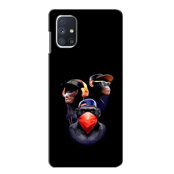 Чехол с рисунком «Три обезьяны» для Samsung Galaxy M51 Чехол с рисунком «Три обезьяны» для Samsung Galaxy M51