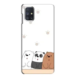 Чохли з зображенням різних тварин на Samsung Galaxy M51 (Здивовані ведмедики)