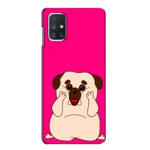 Чохол (ТПУ) Милі песики для Samsung Galaxy M51 (Веселий Мопсік)