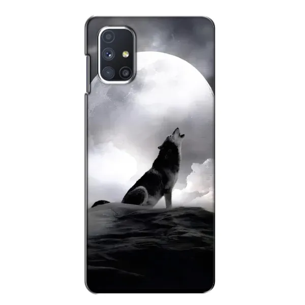 Чехол с рисунком «Волк и луна» для Samsung Galaxy M51 Чехол с рисунком «Волк и луна» для Samsung Galaxy M51