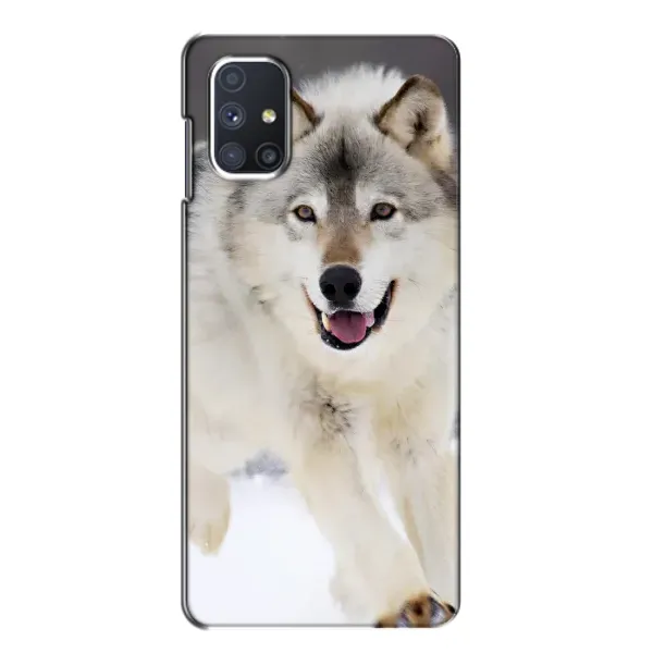 Чехол с рисунком «Волк на снегу» для Samsung Galaxy M51 Чехол с рисунком «Волк на снегу» для Samsung Galaxy M51