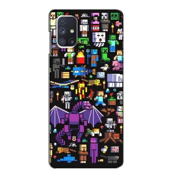 Чехол с рисунком «Все персонажи» для Samsung Galaxy M51