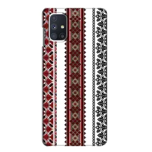 Силиконовый Чехол на Samsung Galaxy M51 с картинкой Вышиванки (Вышиваночки)