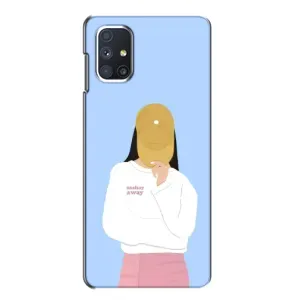 Силиконовый Чехол на Samsung Galaxy M51 с картинкой Стильных Девушек (Желтая кепка)