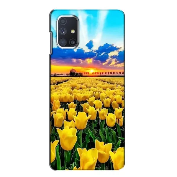 Чехол с рисунком «Желтые тюльпаны» для Samsung Galaxy M51 Чехол с рисунком «Желтые тюльпаны» для Samsung Galaxy M51