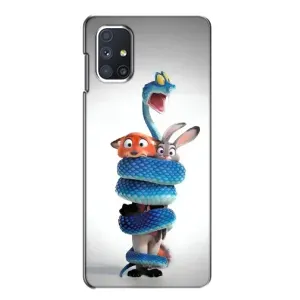 Силиконовый чехол с принтом Зоотрополіс для Samsung Galaxy M51 (Змея Зоо)