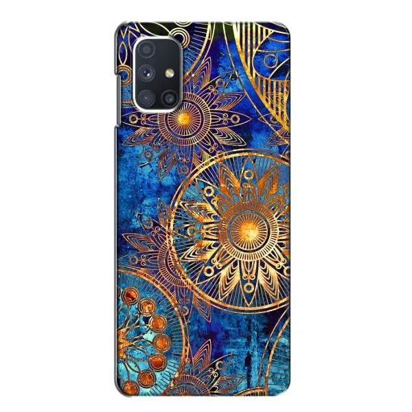 Чехол с рисунком «Золотые узоры» для Samsung Galaxy M51
