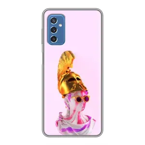 Чехол с Прикольным принтом на Samsung Galaxy M52 5G (M526) (АРТ Статуя)