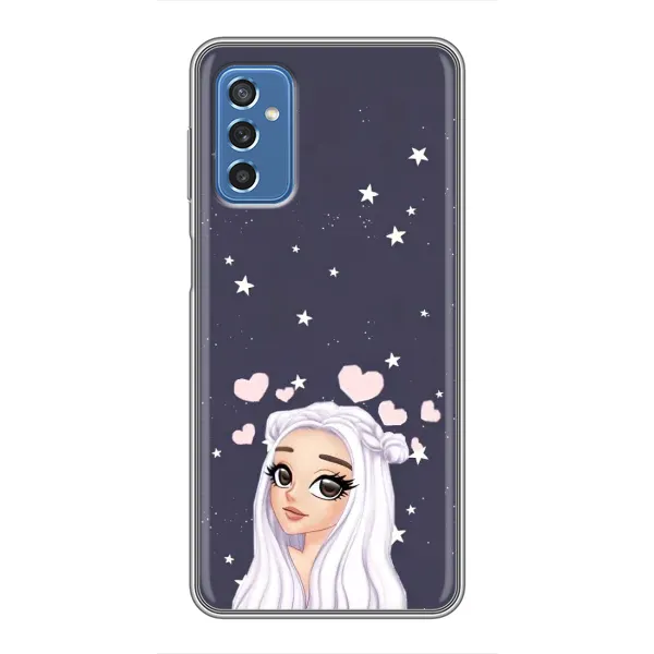 Чехол с рисунком «Девушка и сердечки» для Samsung Galaxy M52 5G (M526) Чехол с рисунком «Девушка и сердечки» для Samsung Galaxy M52 5G (M526)