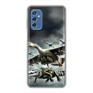 Чехол с мемами тралалело тралала для Samsung Galaxy M52 5G (M526) (Гусини и крокодило)