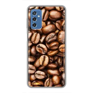 Чехол с изображением вкусной еды для Samsung Galaxy M52 5G (M526) (Кофе)