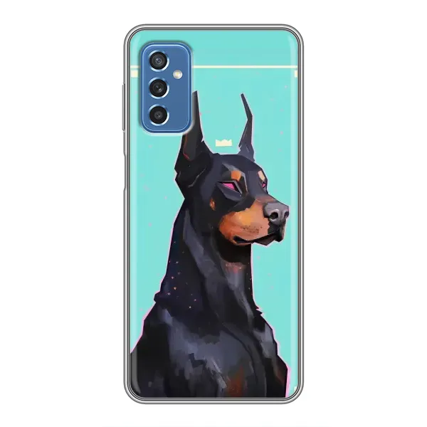Чехол с рисунком «Король доберман» для Samsung Galaxy M52 5G (M526) Чехол с рисунком «Король доберман» для Samsung Galaxy M52 5G (M526)