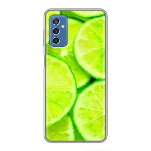 Чехол с изображением вкусной еды для Samsung Galaxy M52 5G (M526) (Лайм)