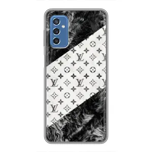 Чехол Стиль Louis Vuitton на Samsung Galaxy M52 5G (M526) (LV на белом)