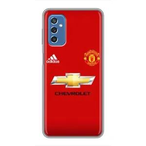 Силиконовые Чехлы принт Футбол на Samsung Galaxy M52 5G (M526) (Man United)