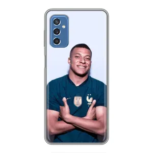Чохол (TPU) з Футболістом на Samsung Galaxy M52 5G (M526) (Мбаппешичка)
