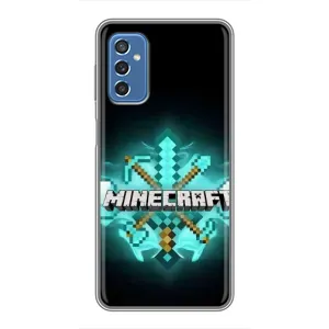 Чехол майнкрафт для Samsung Galaxy M52 5G (M526) (MineCraft 2)