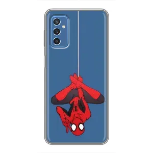 Чохол Супергерой Людина Павук на Samsung Galaxy M52 5G (M526) (На павутині)