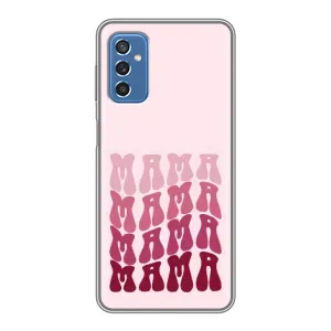 Чехлы на день мамы для Самсунг Галакси М52 (5G) (Надпись мама)