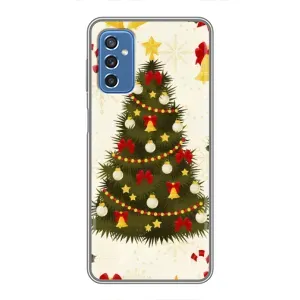 Чехол Новогодняя Елка на Samsung Galaxy M52 5G (M526) (Новогодний принт)
