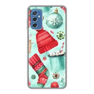 Чехол Санта Клаус для Samsung Galaxy M52 5G (M526) (Одежда)