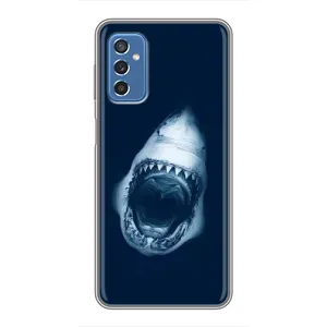 Силіконовий бампер з картинкою звірів для Samsung Galaxy M52 5G (M526) (Пащу Акули)