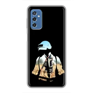 Силиконовый чехол с картинкой "Герой Pubg" на Samsung Galaxy M52 5G (M526) (Пубг мен)