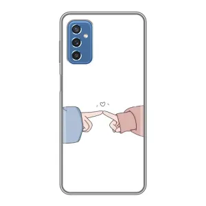 Чехлы на день мамы для Самсунг Галакси М52 (5G) (Руки мамы)