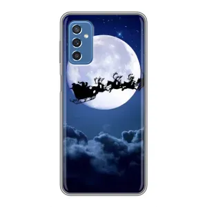 Чехол Санта Клаус для Samsung Galaxy M52 5G (M526) (Санта - луна)