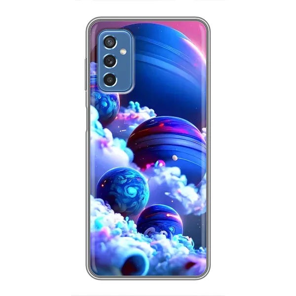 Чехол с рисунком «Синие планеты» для Samsung Galaxy M52 5G (M526) Чехол с рисунком «Синие планеты» для Samsung Galaxy M52 5G (M526)