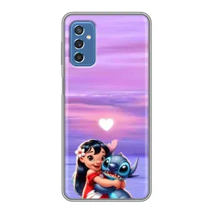 Чехол с рисунком Стич для Samsung Galaxy M52 5G (M526) (Стич и Лило)