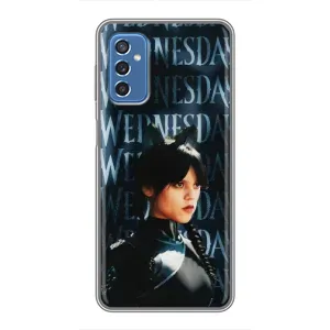 Чохол з картинкою Венсдей на Samsung Galaxy M52 5G (M526) (Вендсдей з ушками)
